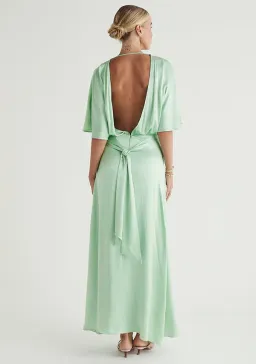 Mos The Label Calista Maxi Dress In Mint Size 14  for rent on The Volte - image 3