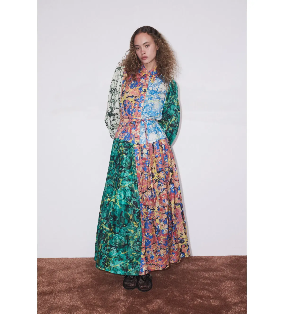 Alemais Sunburst Shirtdress Multi Size 12 - Image 2