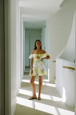 Sabo Skirt Siara Babydoll Dress Print  Size XS/Au 6  for rent on The Volte - image 1