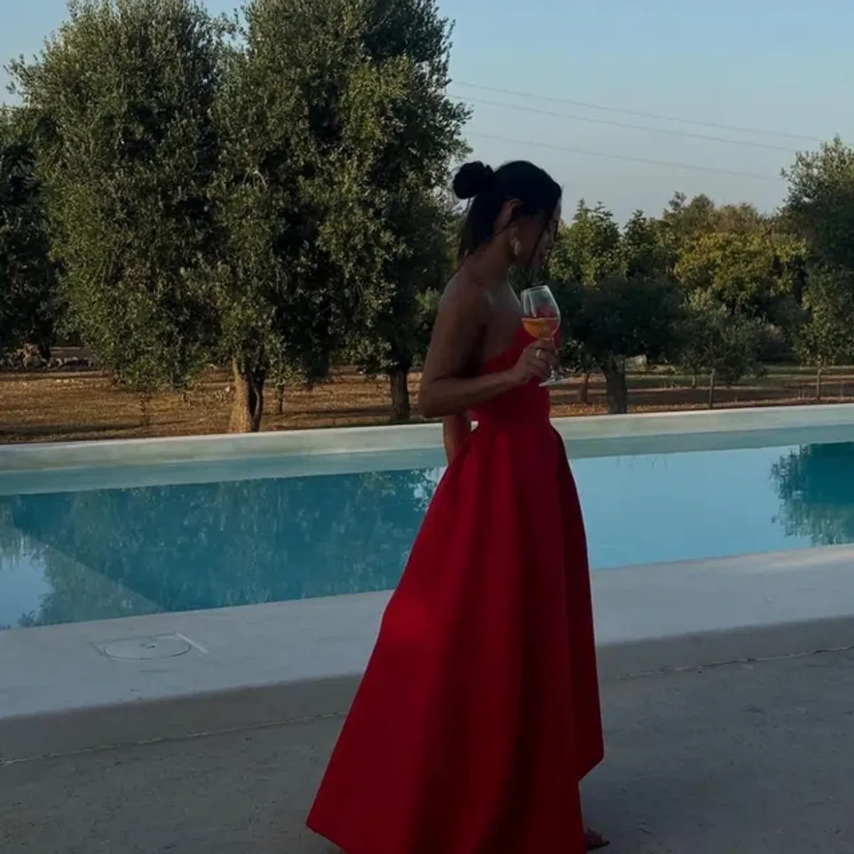 Elliatt Laurel Dress Red Size 10  - Image 3