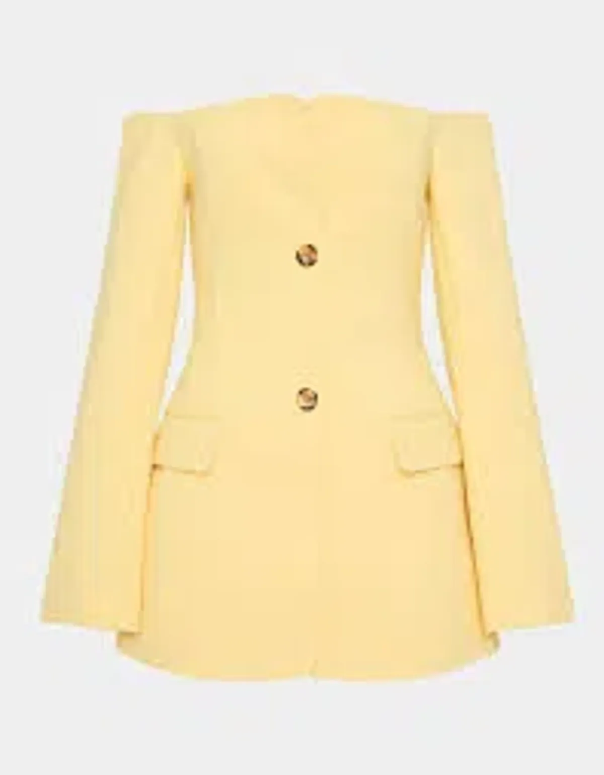 Sir The Label Sandrine Tailored Mini Dress in Limone Size 2 / 10 - Image 4