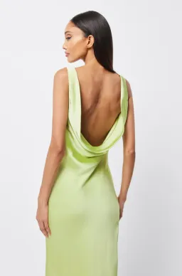 Mossman Nuance Maxi Dress Green Size 8 for rent on The Volte - image 3