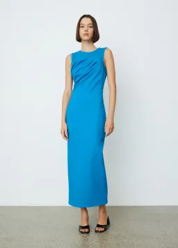Wynn Hamlyn Chandler Dress Blue Size 6  for rent on The Volte - image 1