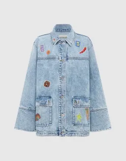 Alemais Jackpot Denim Jacket Size AU 8 and Mini Skirt Size AU 10 Blue for rent on The Volte - image 15