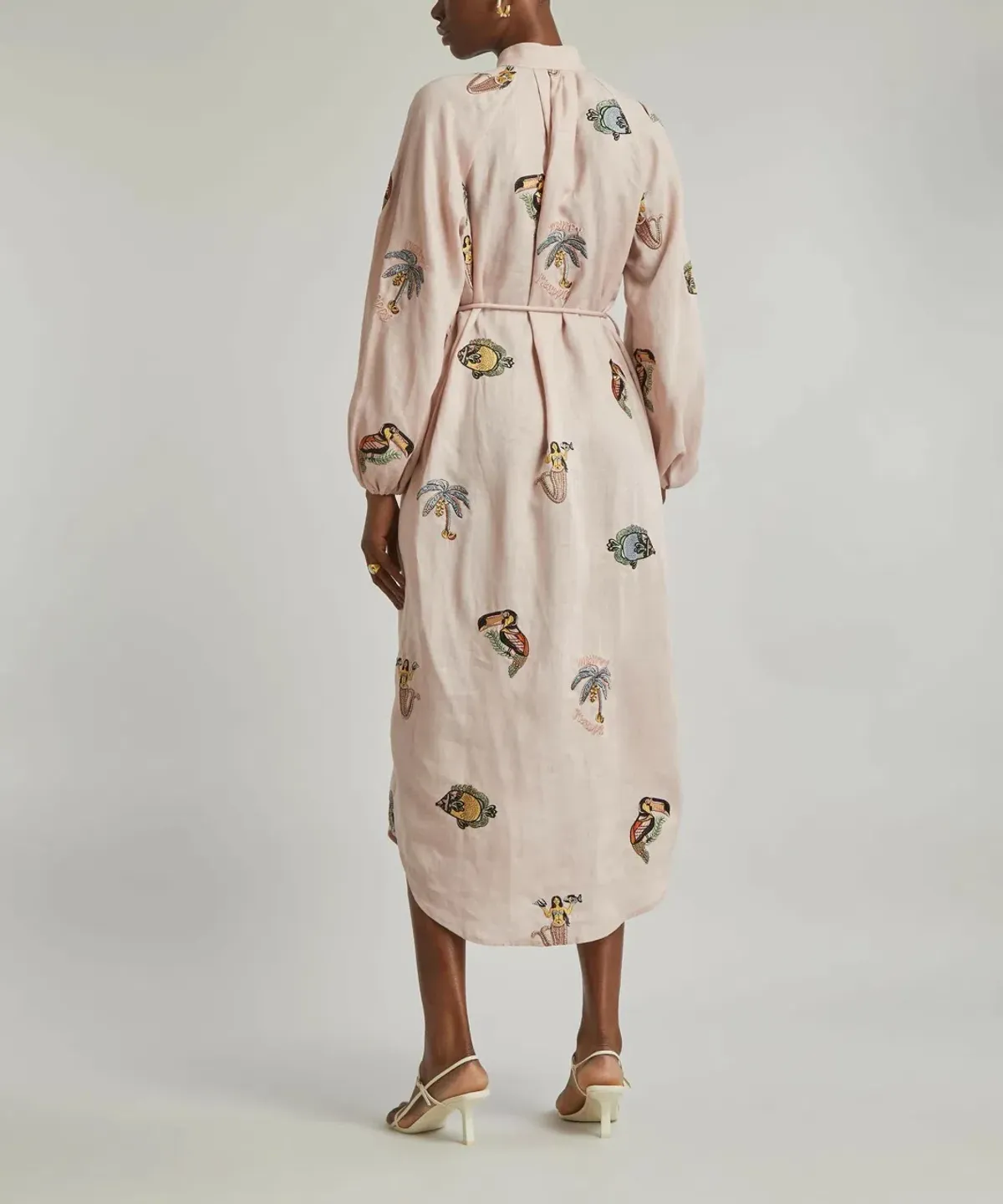 Alemais Vacay Mermaid Shirtdress Pink Size AU 10  - Image 2