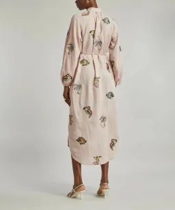 Alemais Vacay Mermaid Shirtdress Pink Size AU 10  for rent on The Volte - image 2