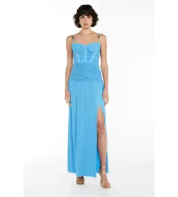 Manning Cartell Double Time Pleat Dress in Cerulean Blue Size S / AU 8 for rent on The Volte - image 5
