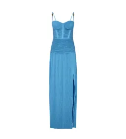 Manning Cartell Double Time Pleat Dress in Cerulean Blue Size S / AU 8 for rent on The Volte - image 4