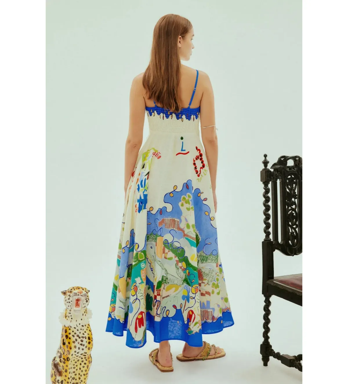 Alemais Nadia Sundress Print Size AU 8 - Image 2