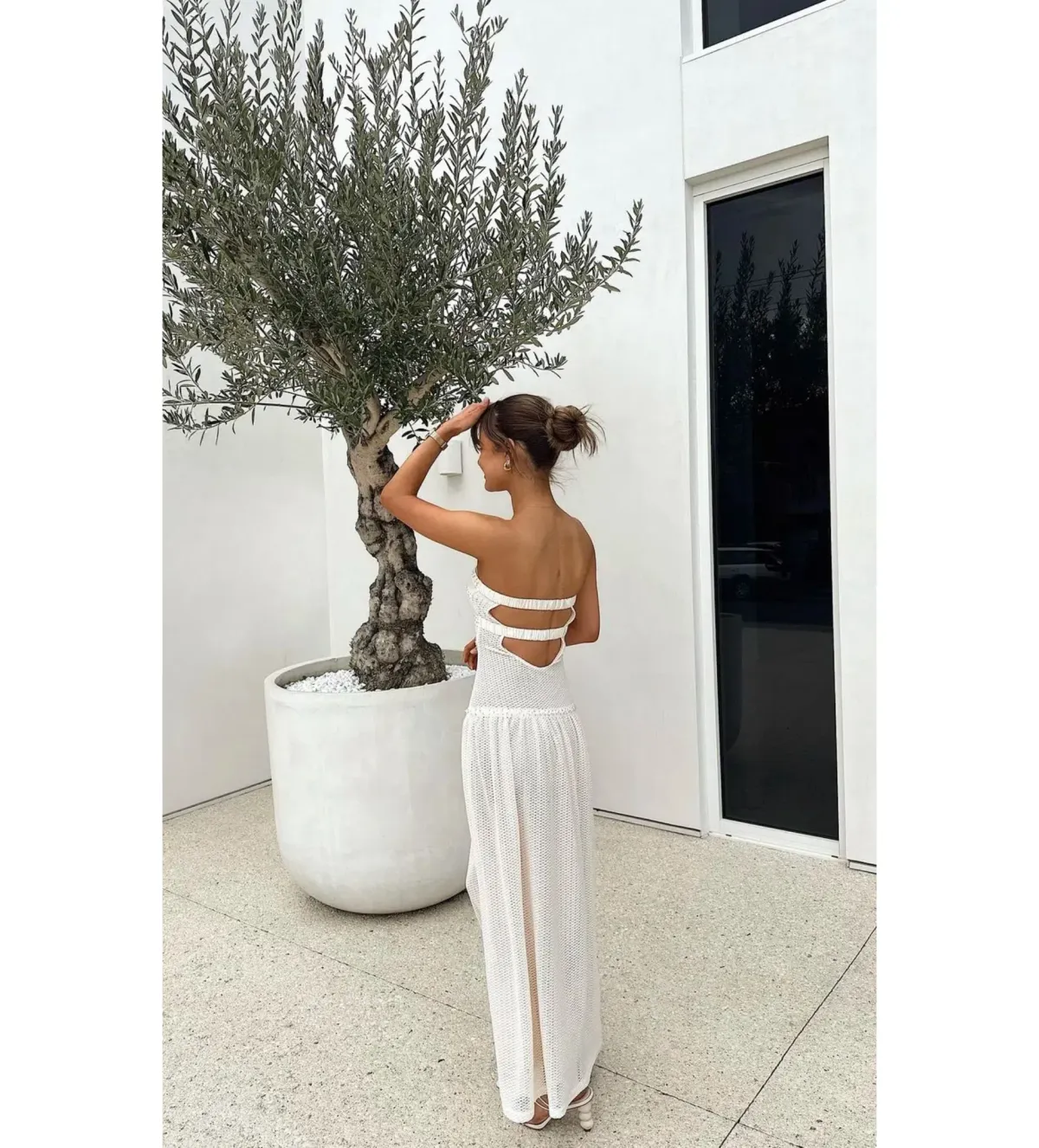 Fait Par Poutch Colette Dress White Size S / AU 8 - Image 9