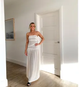 Fait Par Poutch Colette Dress White Size S / AU 8 for rent on The Volte - image 11