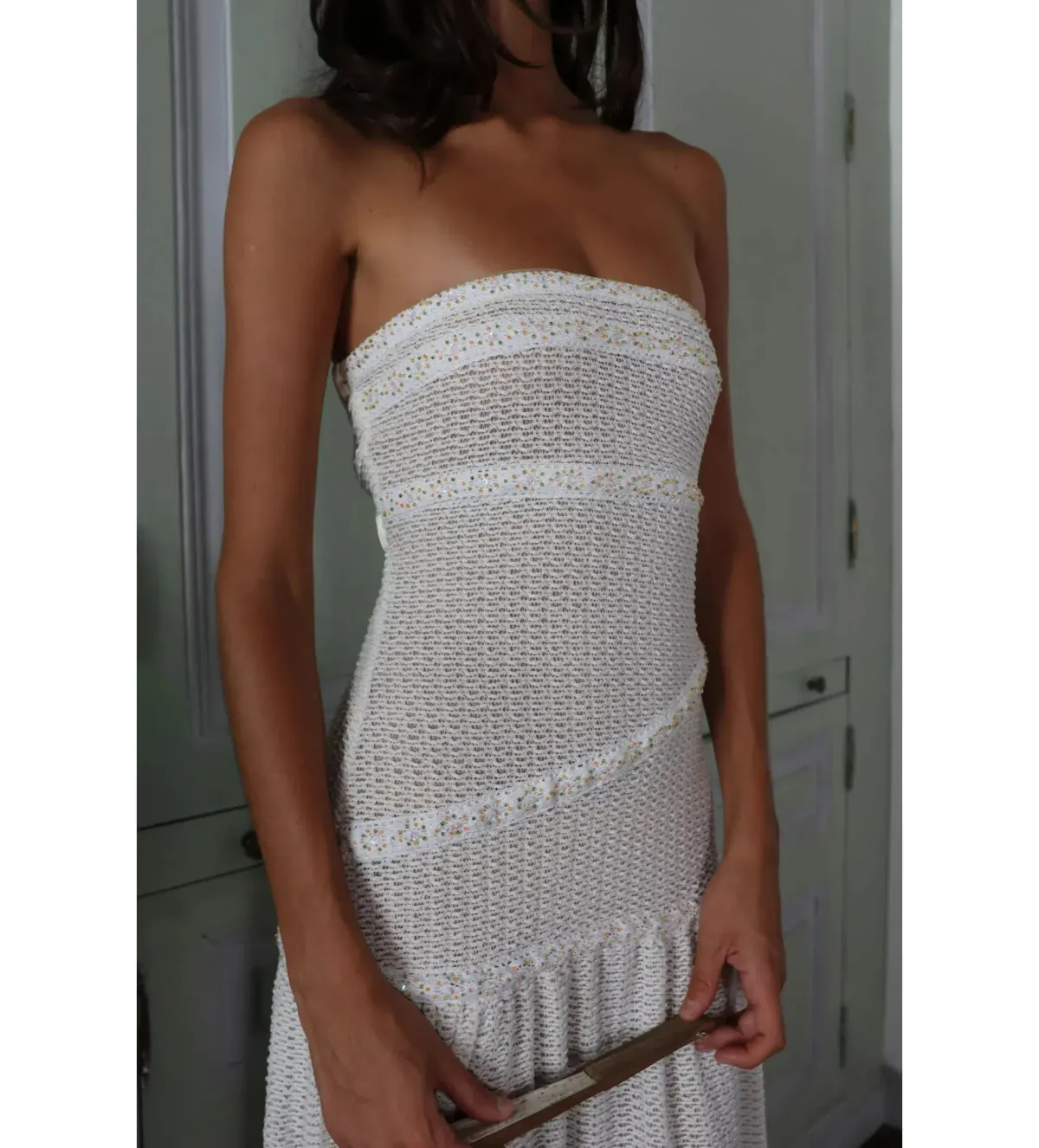 Fait Par Poutch Colette Dress White Size S / AU 8 - Image 5