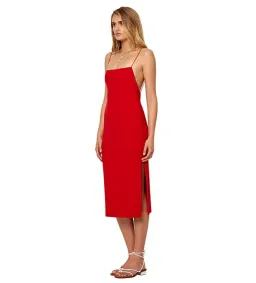 Bec & Bridge Marvellous Midi Dress Red Size AU 6  for rent on The Volte - image 2