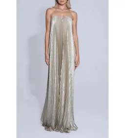 L’idee Black Tie Gown Gold Shimmer Size AU 8 for rent on The Volte - image 1