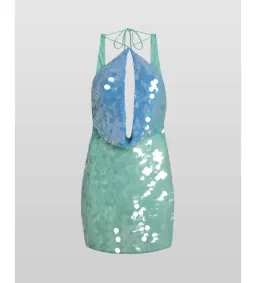 Rat & Boa Kiki Dress in Ombre Sequin Size M / AU 10 for rent on The Volte - image 4