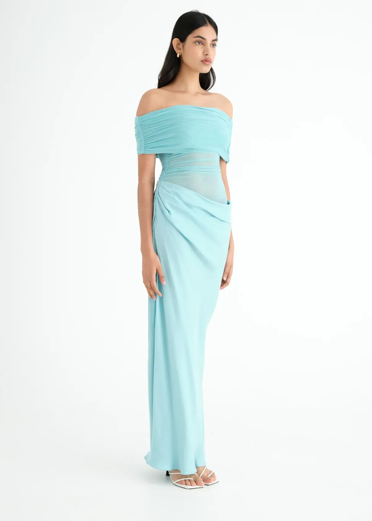 Benni Nico Maxi Dress- Blue- Size 12 - Image 4
