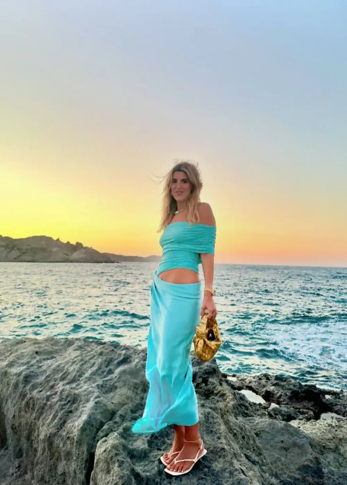 Benni Nico Maxi Dress- Blue- Size 12 - Image 2