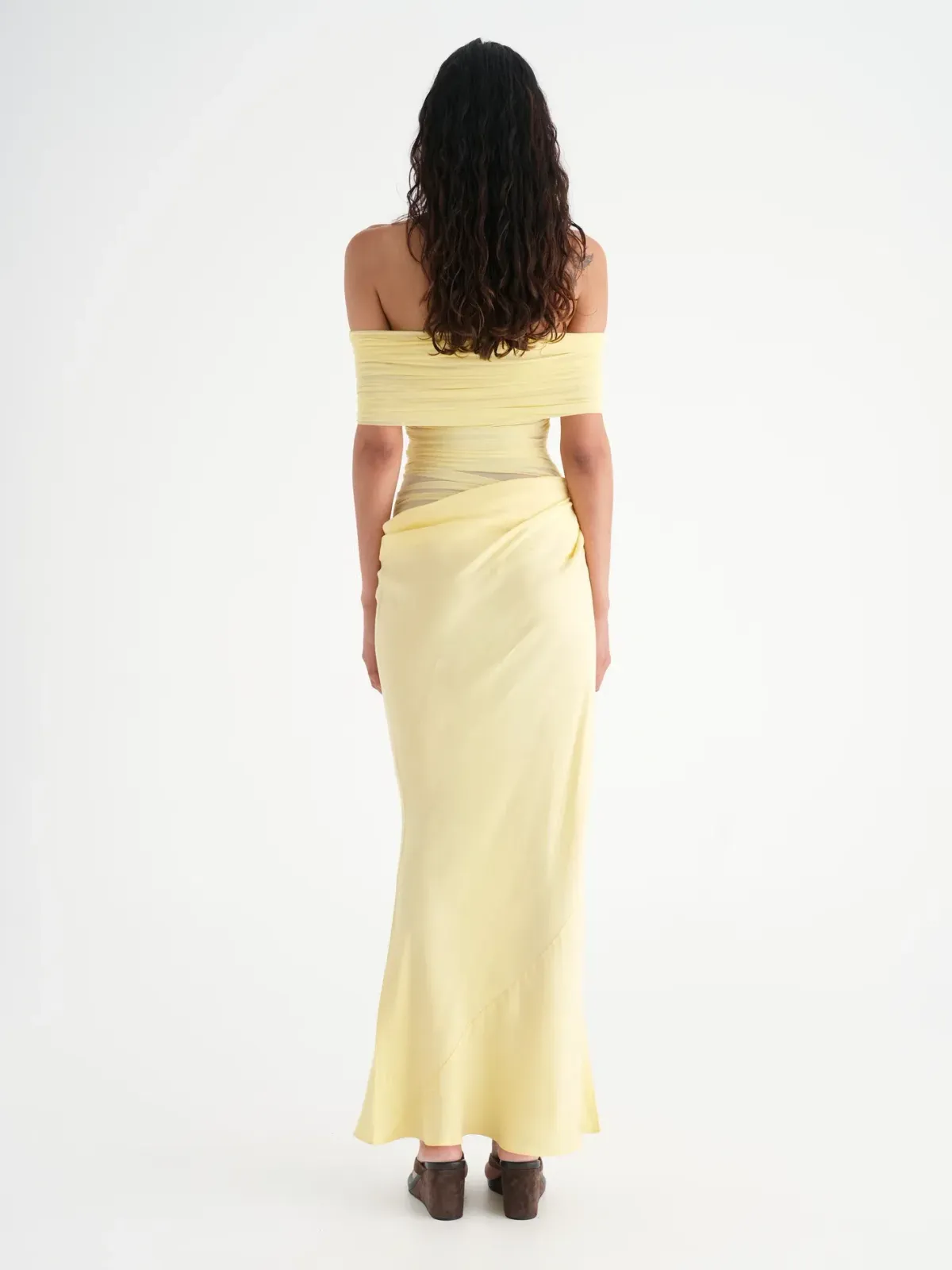 Benni Nico Maxi Dress- Butter Yellow- Size 10 - Image 3