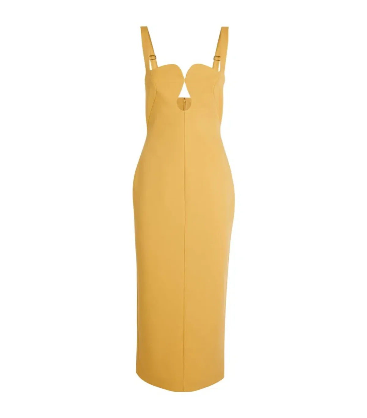 Camilla & Marc Brixton Midi Dress Mustard Yellow Size 8 - Image 6