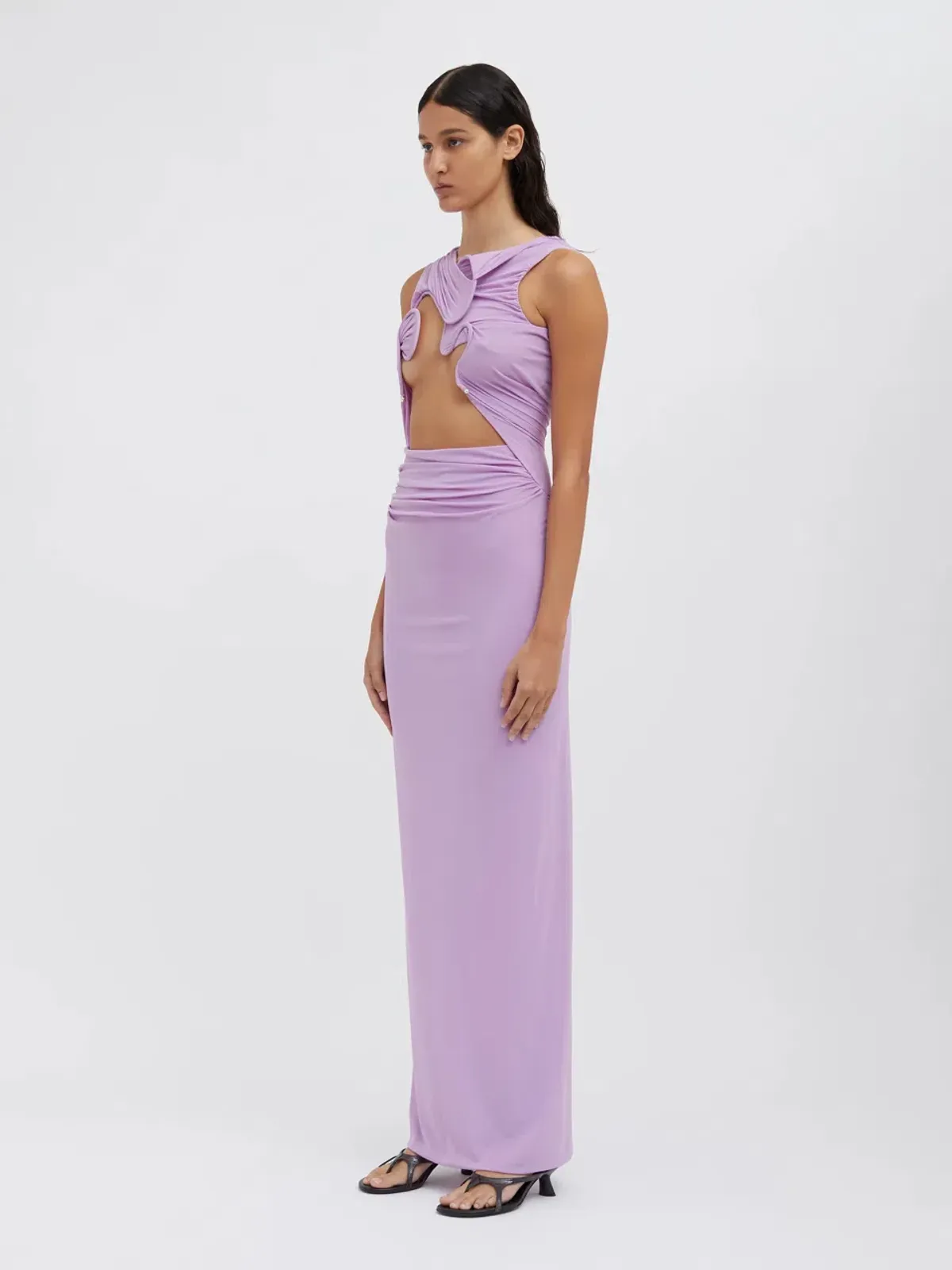 Christopher Esber Venus Tank Maxi Dress Lilac Size 6 - Image 2