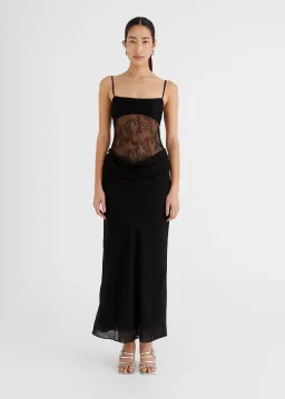 Benni Gabriel Maxi Dress Black Size 6 for rent on The Volte - image 1