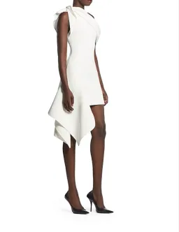 Maticevski Rigor Mini Dress White Size 6 for rent on The Volte - image 5