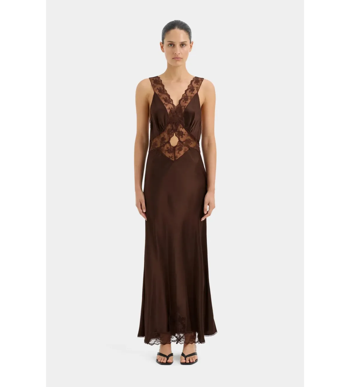 Sir The Label Aries Gown Brown Size 1 / AU 8 - Image 1