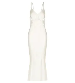 Shona Joy Milo Cut Out Slit Midi Dress Coconut Size AU 6 for rent on The Volte - image 4