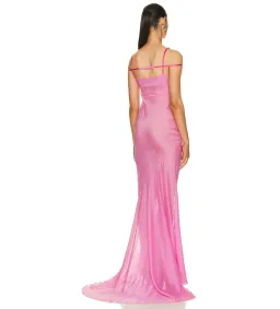 Jacquemus La Robe Draggiu Pink Size 38 / AU 10 for rent on The Volte - image 2