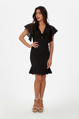 Matilda Black Lace Dress for rent on The Volte - image 1