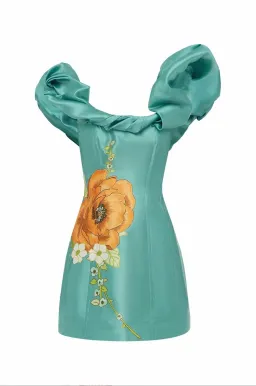 Alemais Regent Jade Mini Dress Green Size 14 for rent on The Volte - image 7
