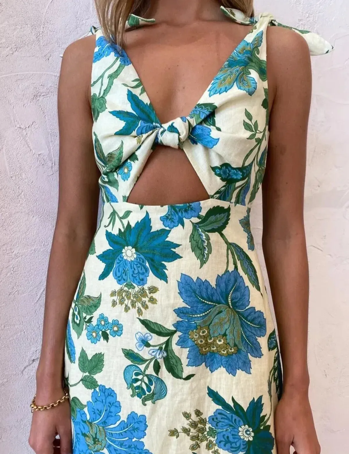 Sir The Label Alexandre Tie Dress in Marguerite Print Size 2 / AU 10 - Image 2