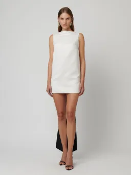 Effie Kats Nikola Mini Dress in Ivory Size L / AU 12 for rent on The Volte - image 1