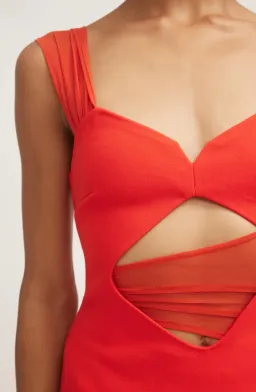 Tojha Madeleine Dress Flame Red Size 6 for rent on The Volte - image 2