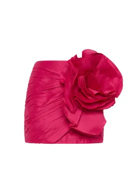 Aje Potion Spiral Top And Mini Skirt Set Rich Magenta Size 8 for rent on The Volte - image 6