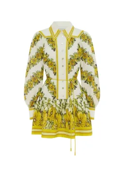 Alemais Gisela Mini Shirt Dress Floral Size 16  for rent on The Volte - image 5