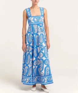 Alemais Dianna Summer Dress Blue Size 8 for rent on The Volte - image 1