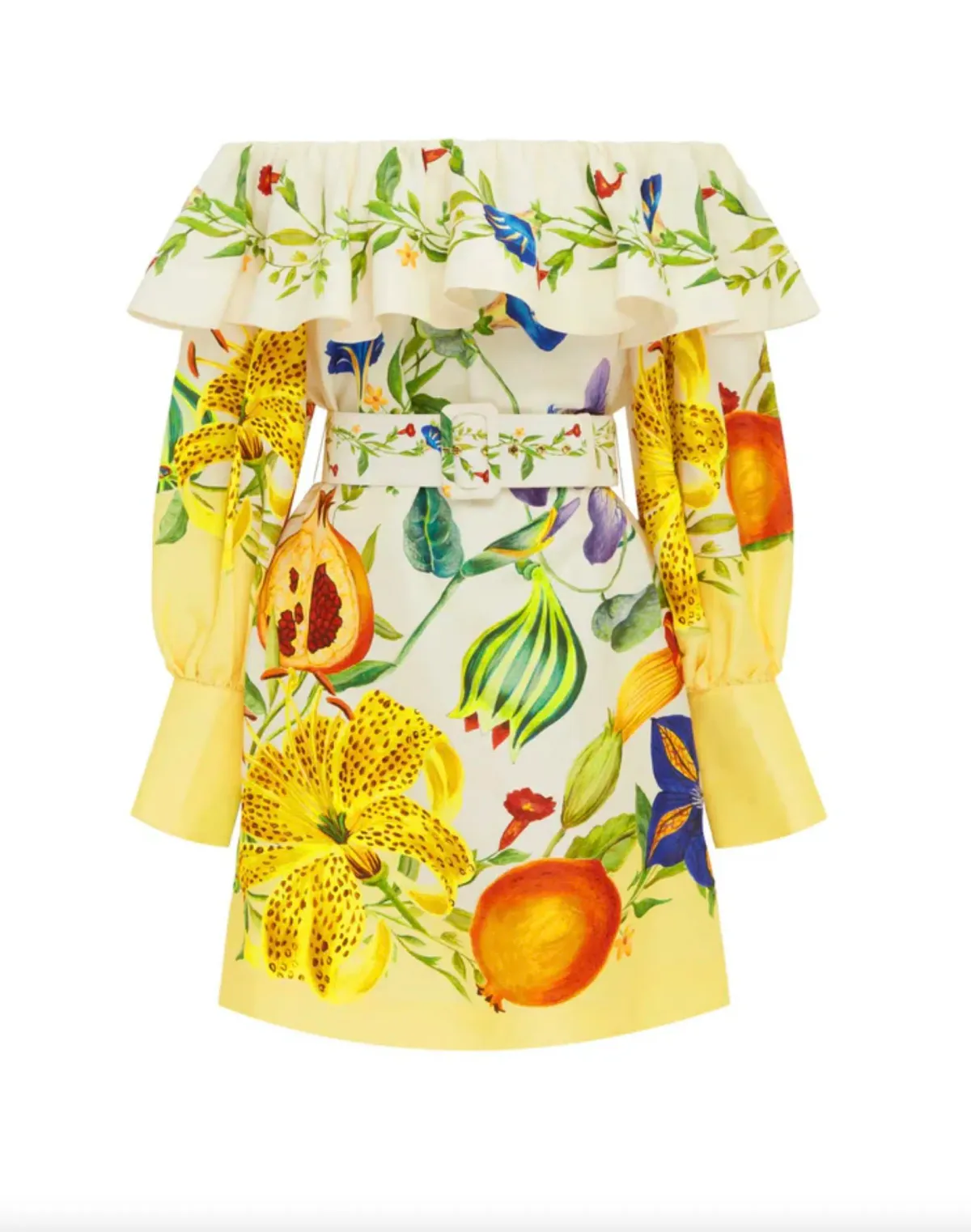 Alémais Flores Mini Dress Multi Size 12  - Image 5