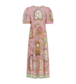 Alémais Monte Midi Dress Pink Size 14 for rent on The Volte - image 3