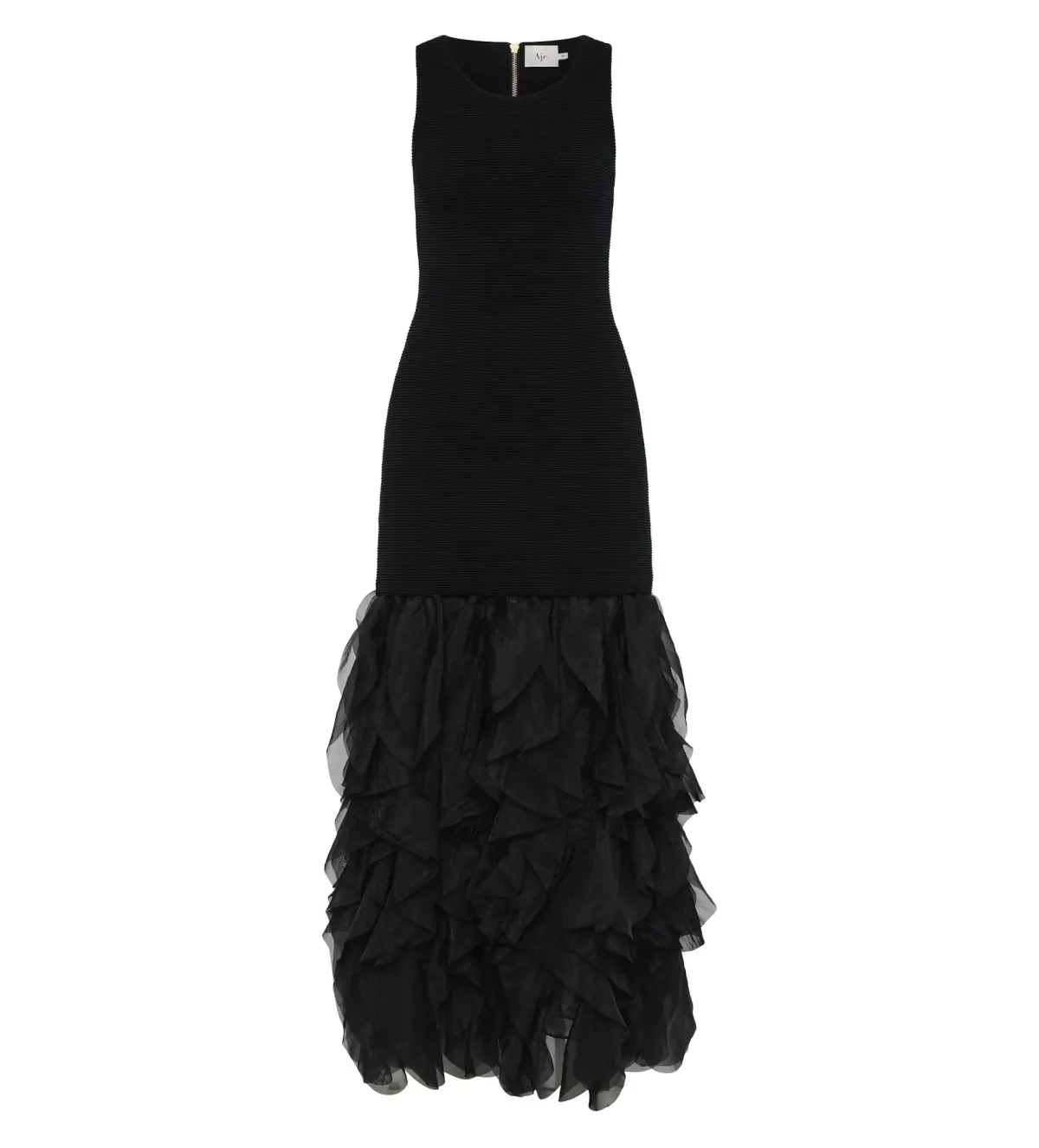 Aje Elations Knit Maxi Dress Black Size AU 8   - Image 4