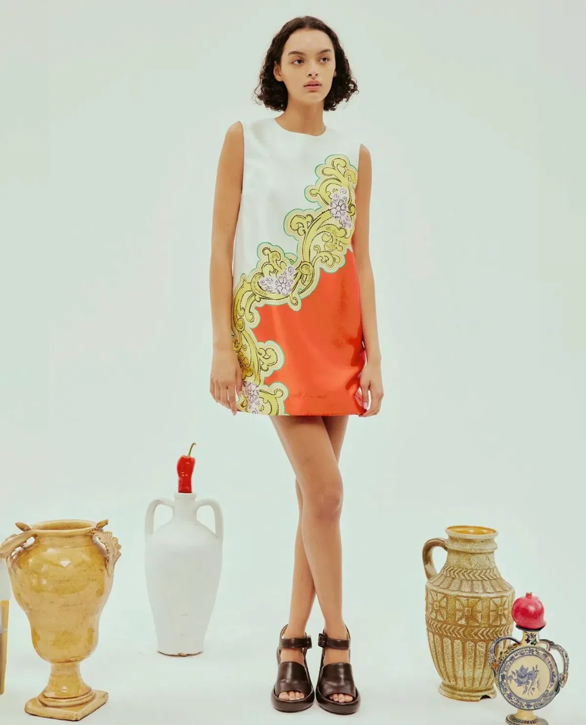 Alemais Sierra Mini Dress Print Size AU 8 - Image 1