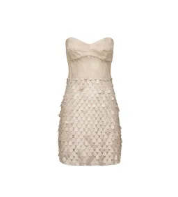 Manning Cartell Supreme Extreme Mini Dress in Chalk Size AU 10 for rent on The Volte - image 5