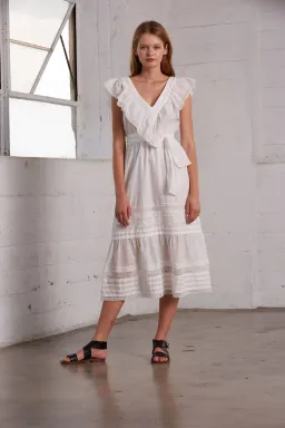 St. Roche Wonderland Dress White Size M / AU 10 for rent on The Volte - image 1