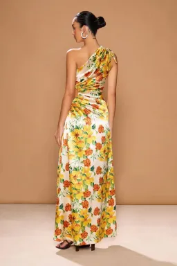 SONYA MODA Nour Yarden Floral Maxi Dress size 8 - RRP $380 for rent on The Volte - image 2
