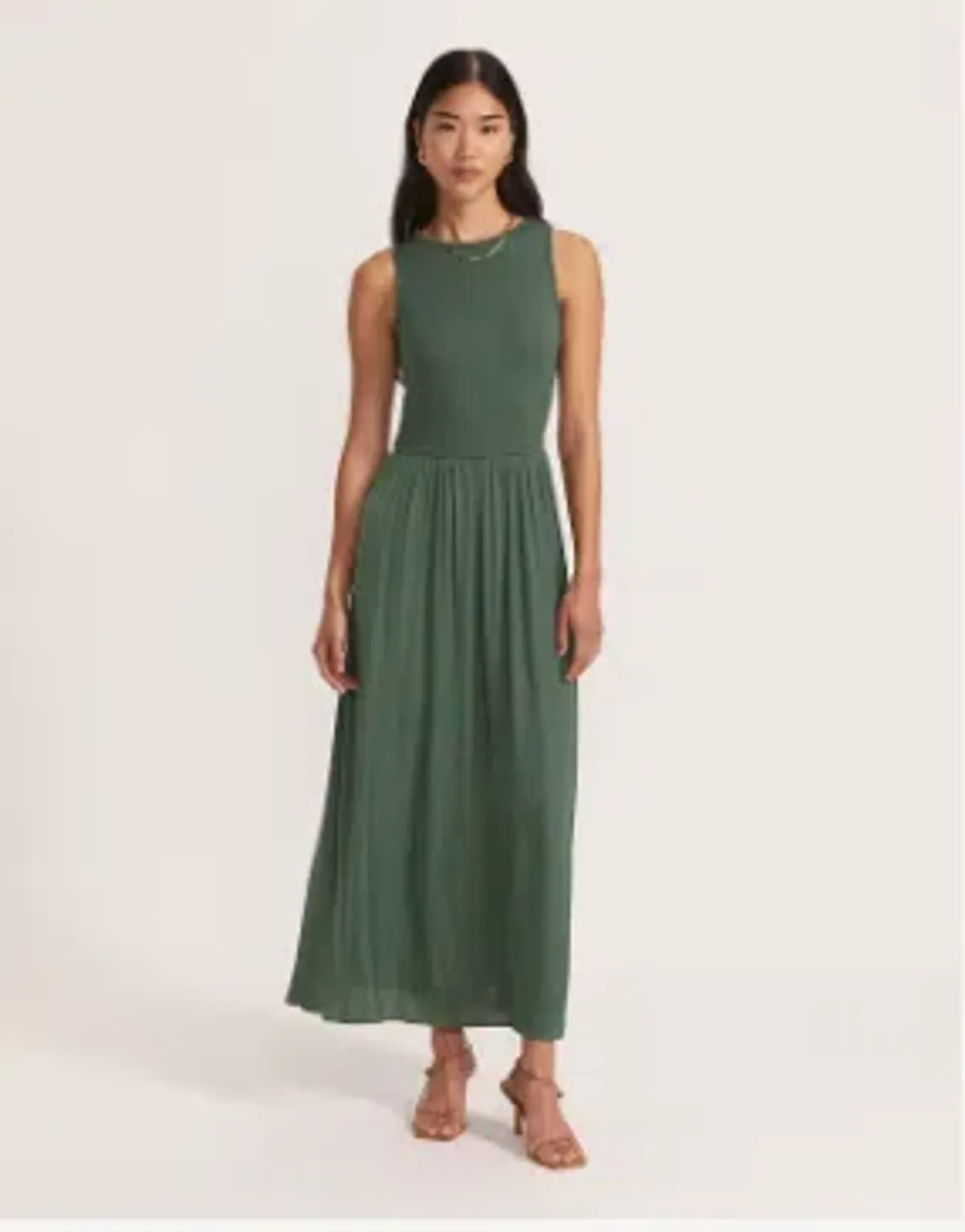 Saba Lillian Mixed Media Maxi Dress - Image 1