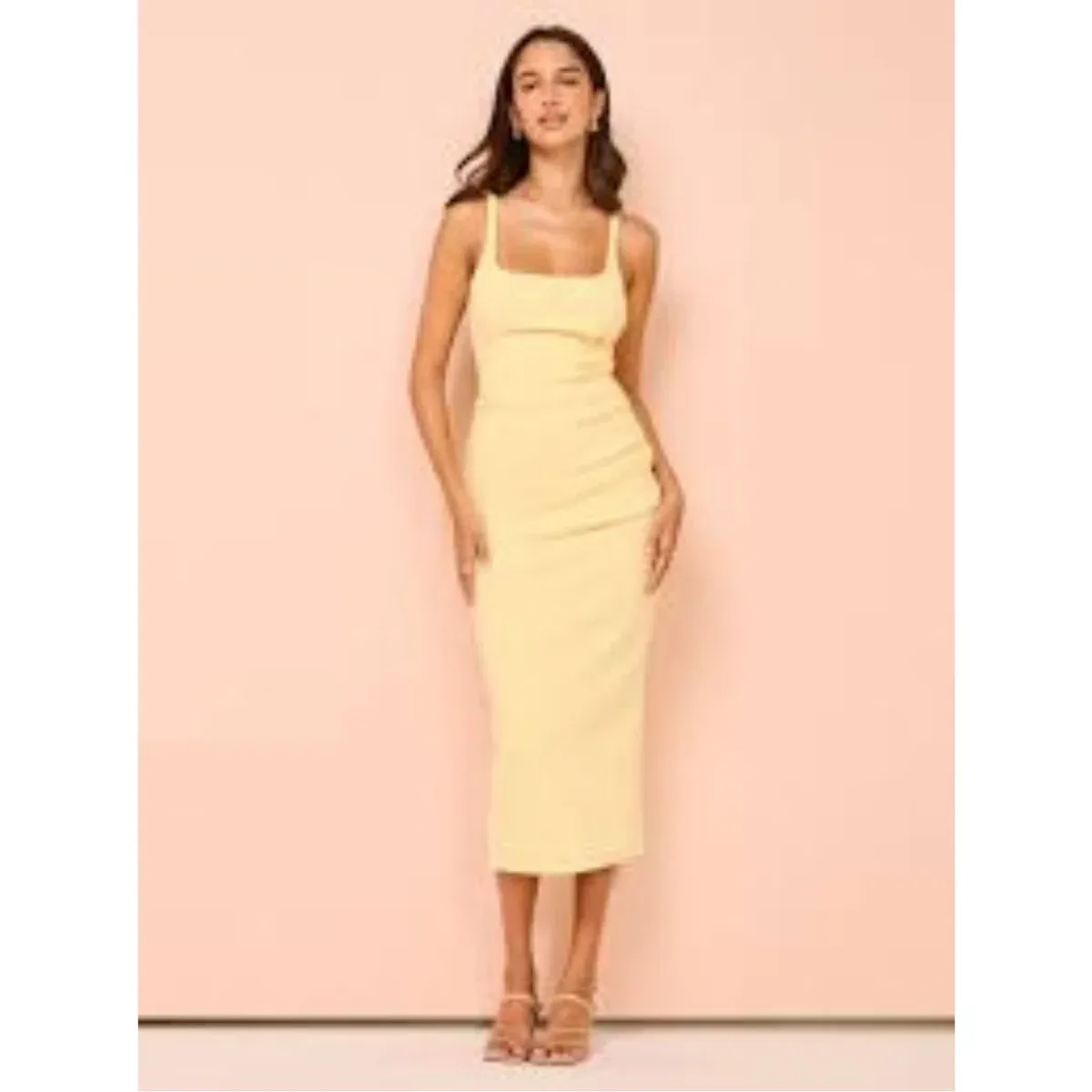 Bec + Bridge Light Yellow Dress - Image 1