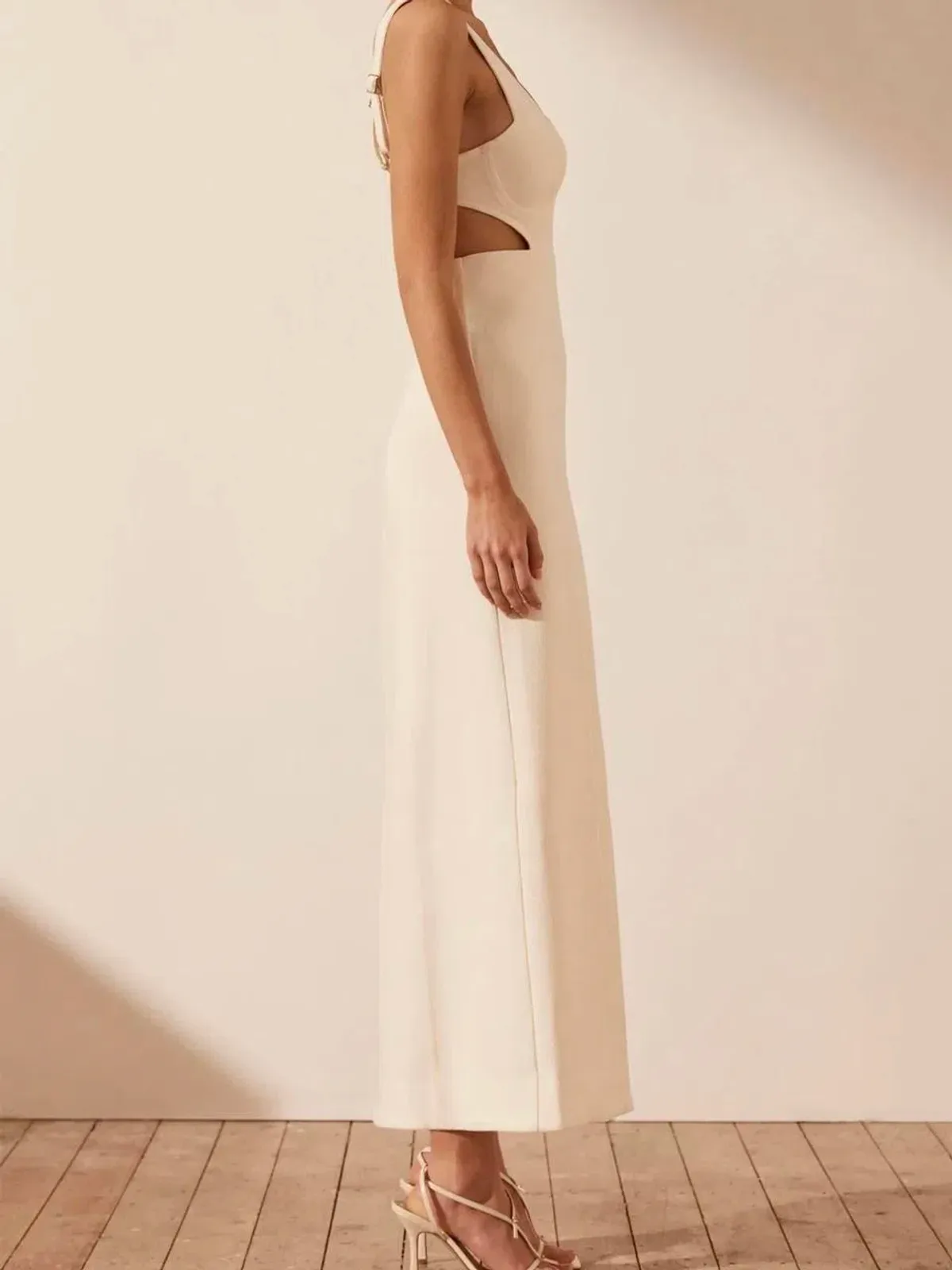 Shona Joy Amura Bustier Midi Dress, Size 12. - Image 2