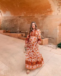 Zimmermann Amari Border High Neck Midi Linen Dress Size 0 AU 6-8 for rent on The Volte - image 2