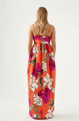 Aje Monument Tulip Maxi Dress Vivid Camellia Size 8 for rent on The Volte - image 5
