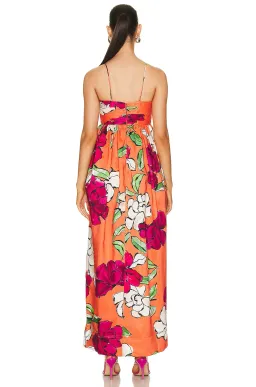 Aje Monument Tulip Maxi Dress Vivid Camellia Size 8 for rent on The Volte - image 6